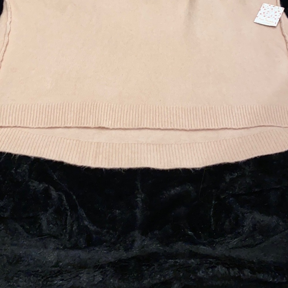 Free People Afterglow Mock Neck Sweater. L - Picture 10 of 11